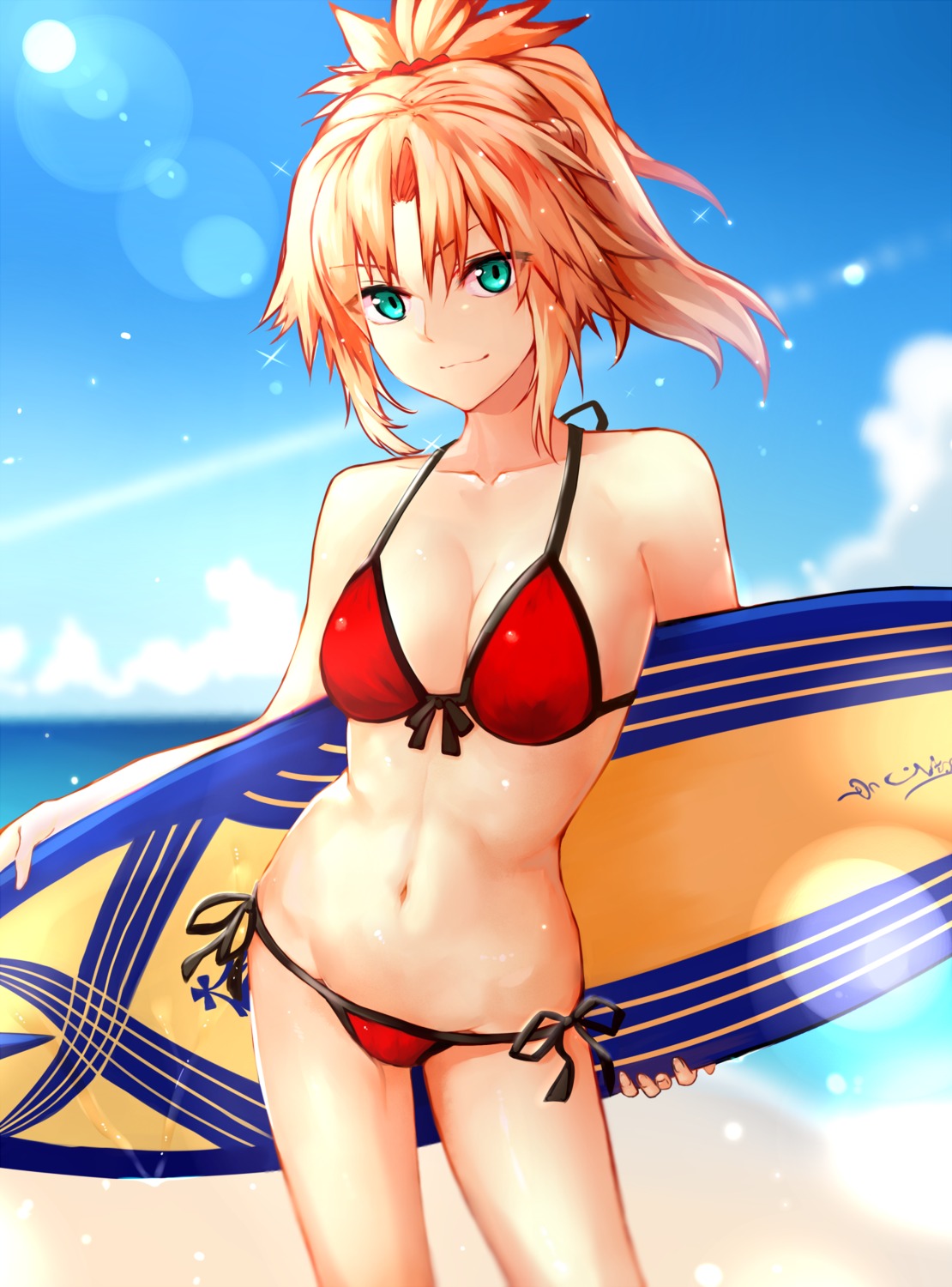 Sukemyon Fateapocrypha Fategrand Order Fatestay Night Mordred Fate Bikini Cleavage 2265